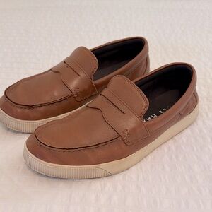 COLE HAAN Mens Grand 360 Nantucket Tan Leather Slipon Loafer Casual Size 10.5